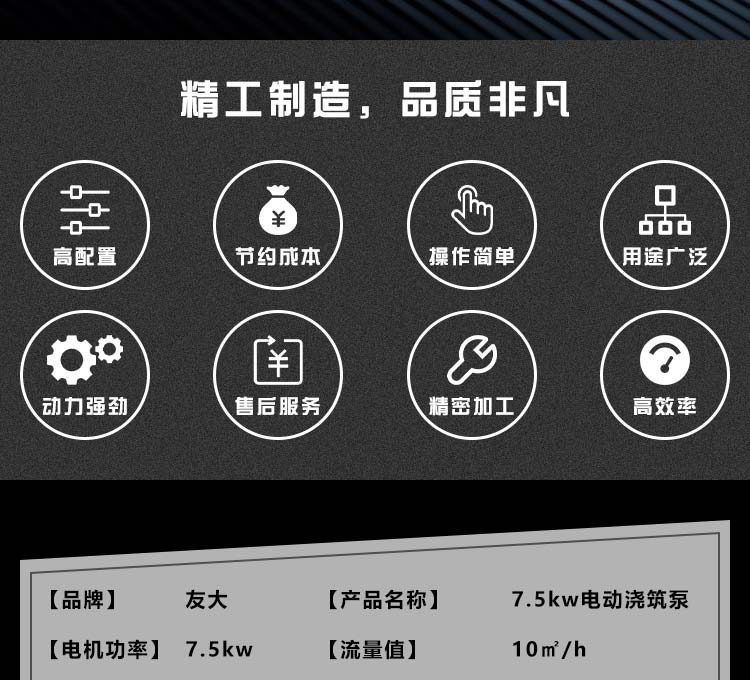 電動(dòng)澆筑泵